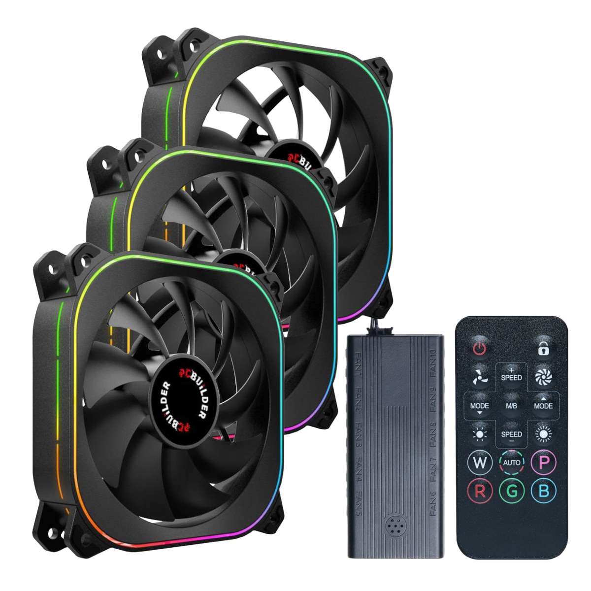 PCBuilder TORNADO CHILL ARGB 120mm Fan Kit -