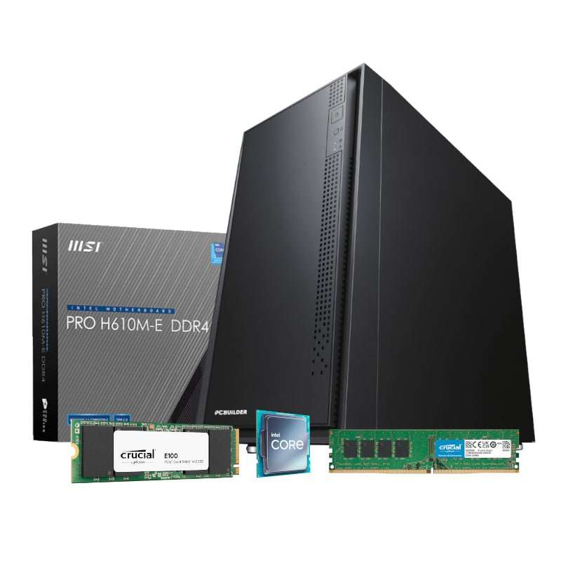 PCBuilder Intel i5-12400 HOME MASTER Windows 11 Desktop PC