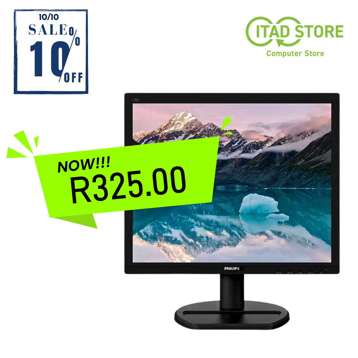 Philips 170S9 - C Grade 17 Inch Square LCD Monitor