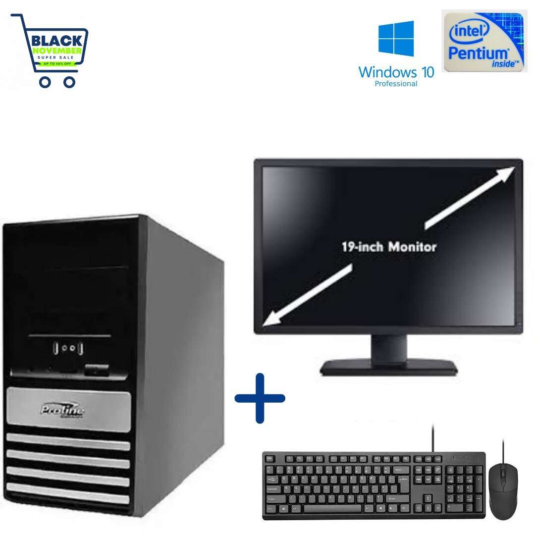 Proline Officeware MT (MSI G31TM-P25) - Pentium Dual Core E5500 - 4GB DDR2 - 250GB SATA HDD - Win...