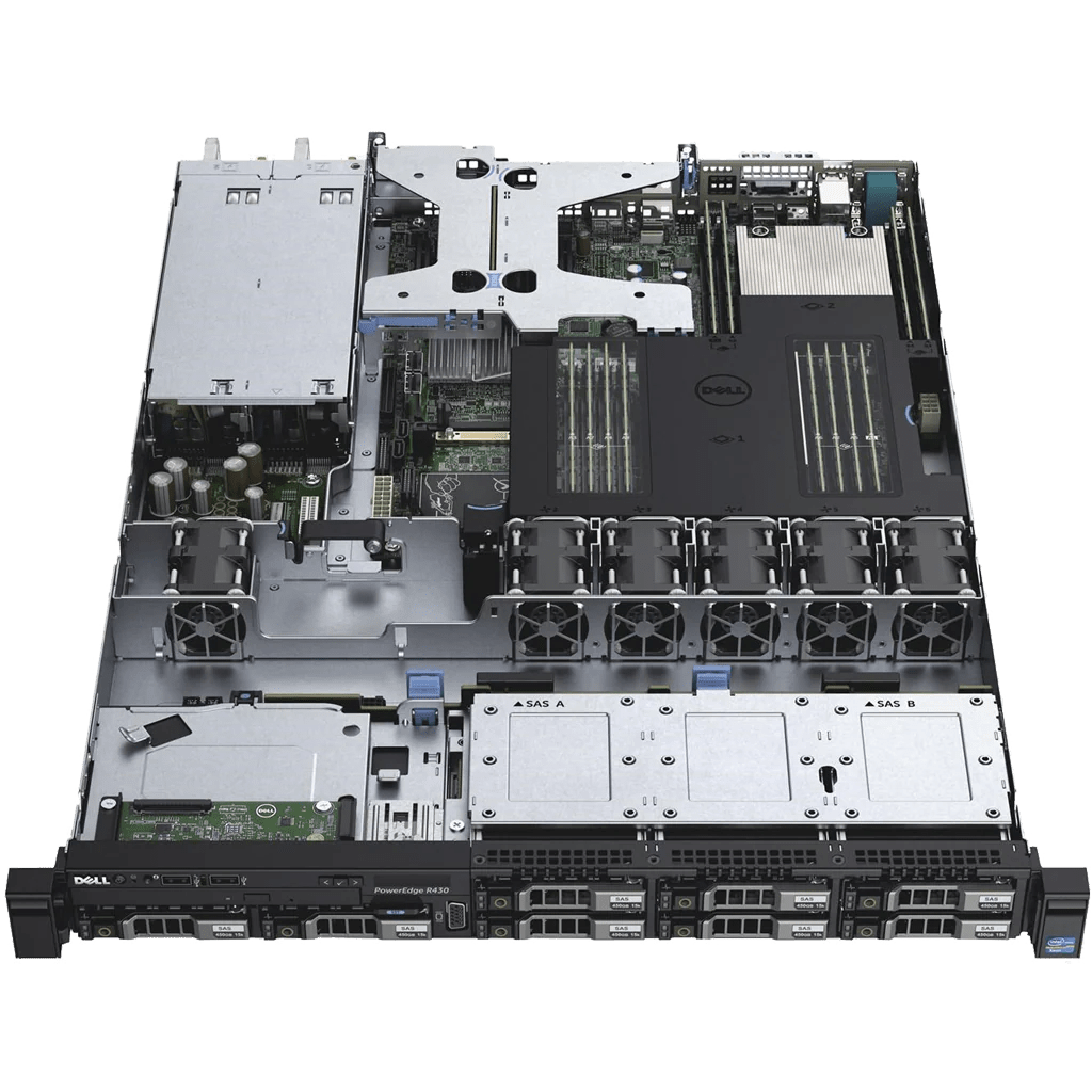 Dell PowerEdge R430 1U Rackmount Server  8 SFF  2 x Xeon E5-2683 V4  64GB DDR4  2 x 3...