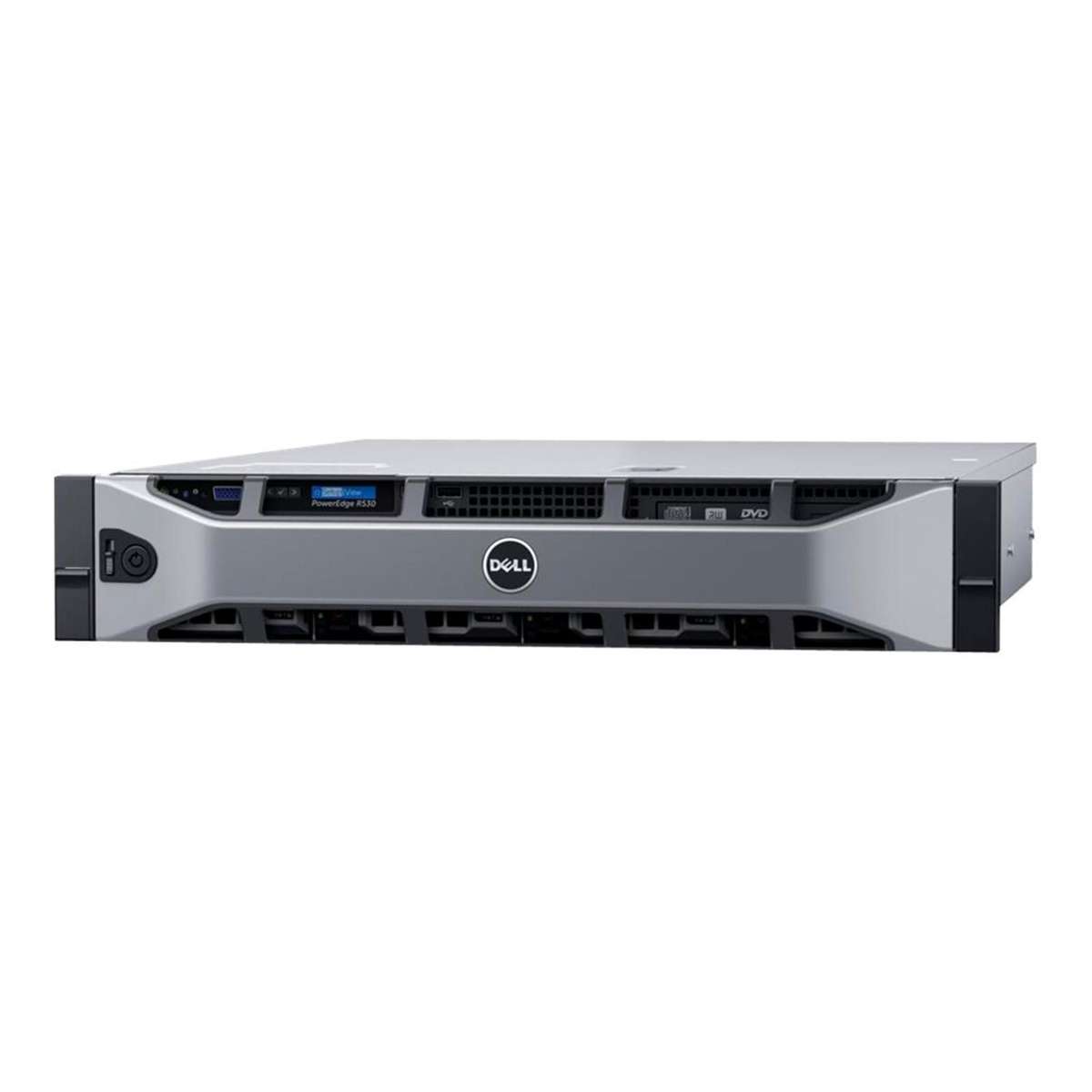 Dell Poweredge R530 2U Rackmount Server - 8 LFF - Xeon E5-2623 V3 - 64GB DDR4 - 4 x 600GB SAS - N...
