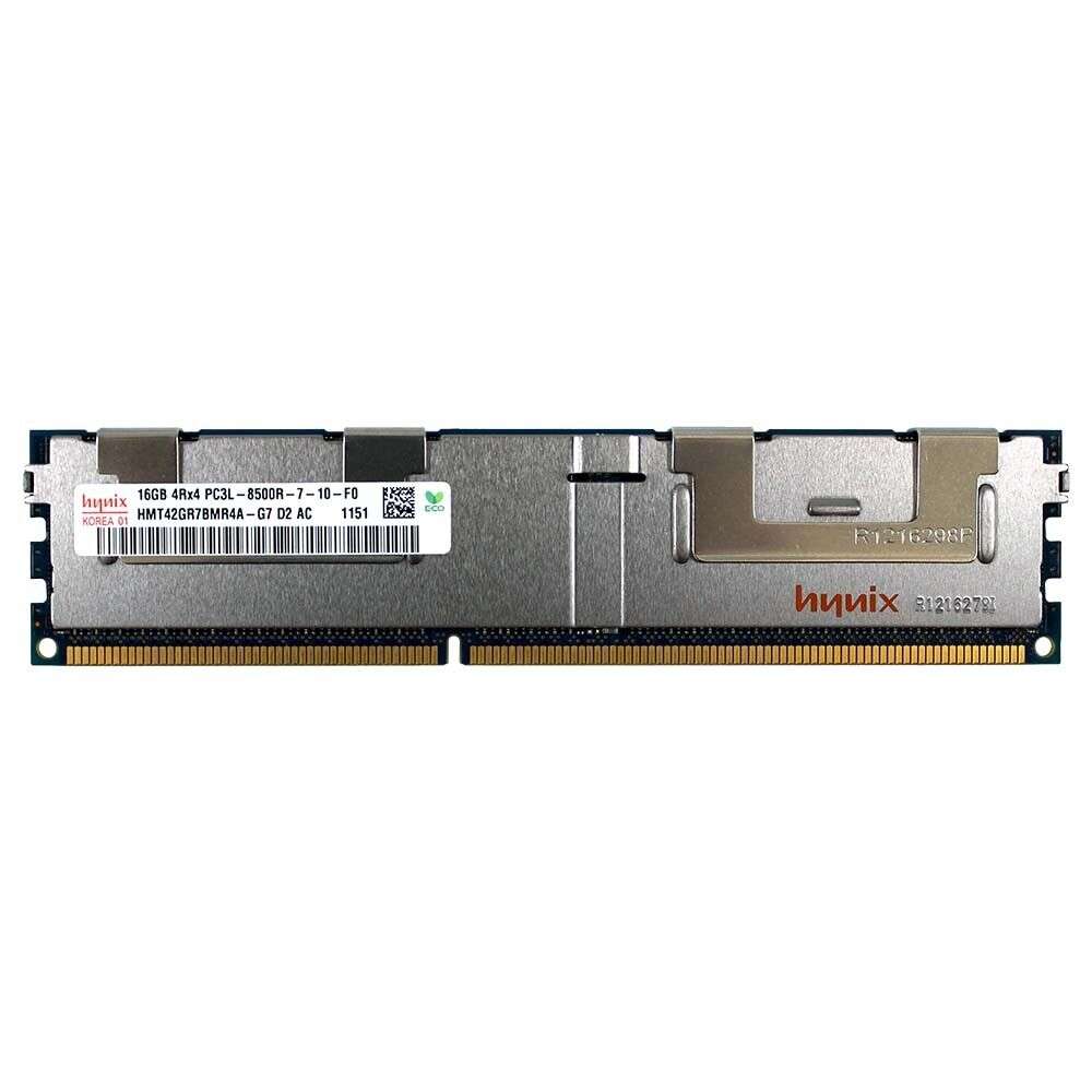 SK Hynix 16GB 4Rx4 PC3-8500R-7-11-F0 DDR3 Reg-Ecc Memory - Refurb