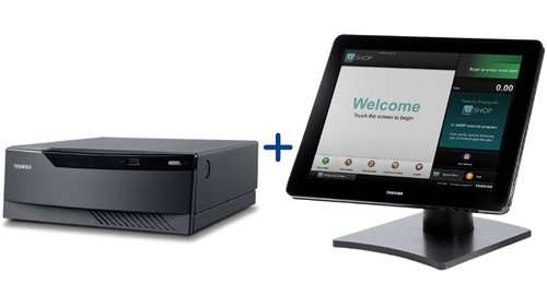 Toshiba TCX300 15 Inch Touch POS System - Celeron G1820E - 8GB PC4 - 128GB SSD - Win10Pro - Refurb