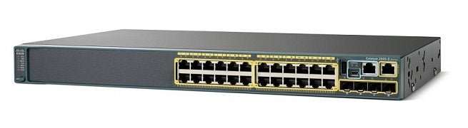 Cisco WS-C2960S-24PS-L 24 Port + 4 SFP Uplink Managed Layer 2 Switch  Used