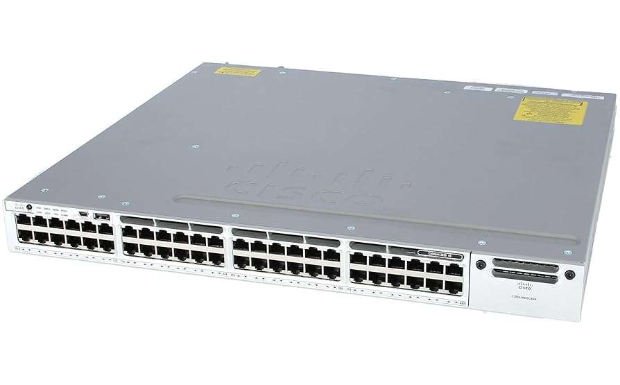 Cisco WS-C3850-48T-S 48 Port Layer 3 Gigabit Ethernet Switch  Used