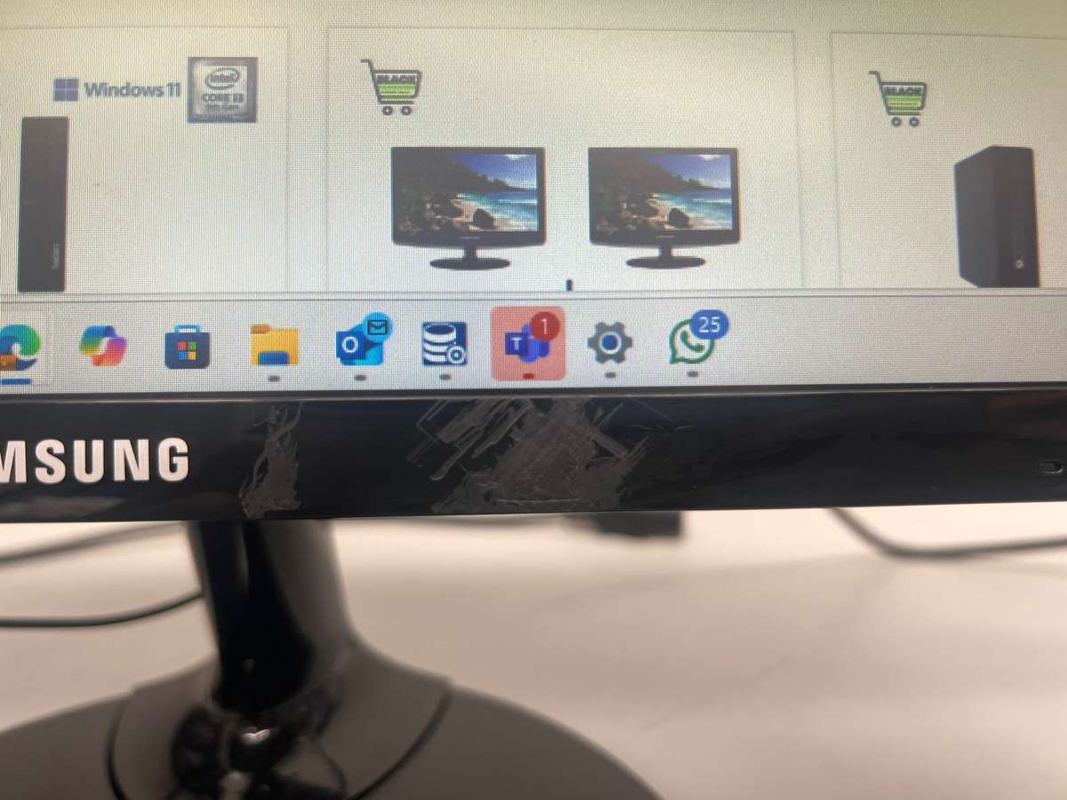 22 Inch Wide LCD Monitor (Fair Condition) - VGA; HDMI