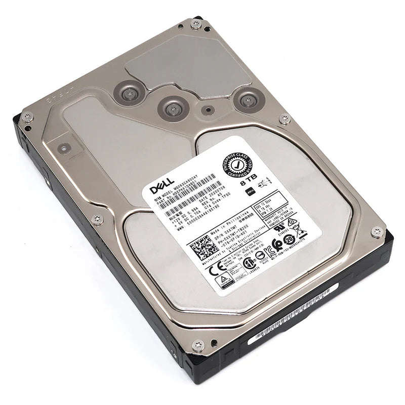 Dell 0XX7MT MG06SCA800AY 8TB 12Gbps 7200RPM 4Kn 3.5 Inch  SAS Enterprise  Hard Drive  Refurb