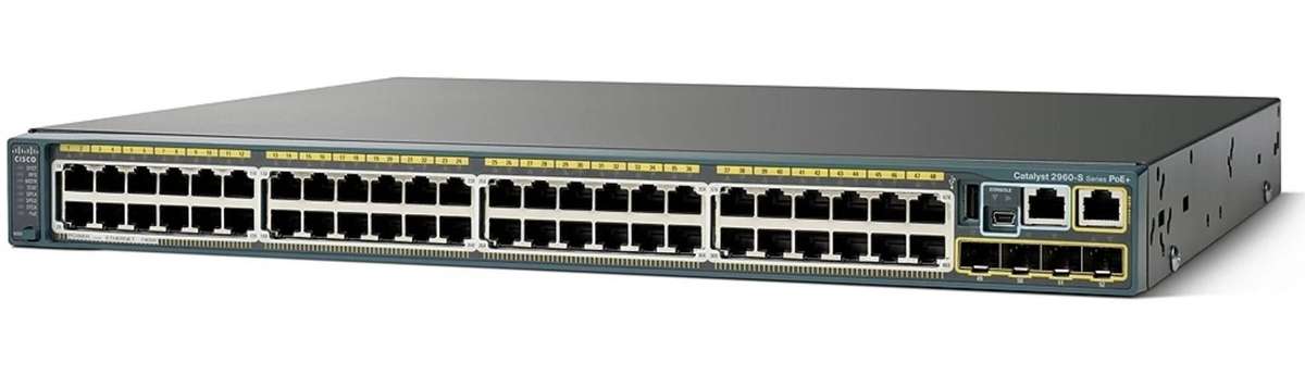 Cisco WS-C2960S-48FPS-L Layer 2 - Gigabit Ethernet Switch - 48 x 10/100/1000 PoE Ports - 740W - 4...