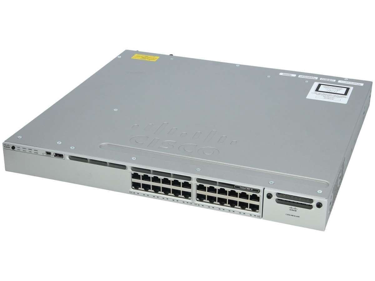 Cisco WS-C3850-24T-S Stackable 24 10/100/1000 Ethernet ports Switch - Refurb