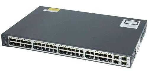 Cisco WS-C3750V2-48PS-S 48 Port Managed Layer 3 Switch  Used