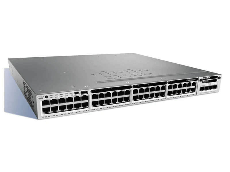 Cisco Catalyst Ws-C3850-48P-S - Layer 3 - 48 * 10/100/1000 Ethernet Poe+ Ports - Ip Base - Manage...