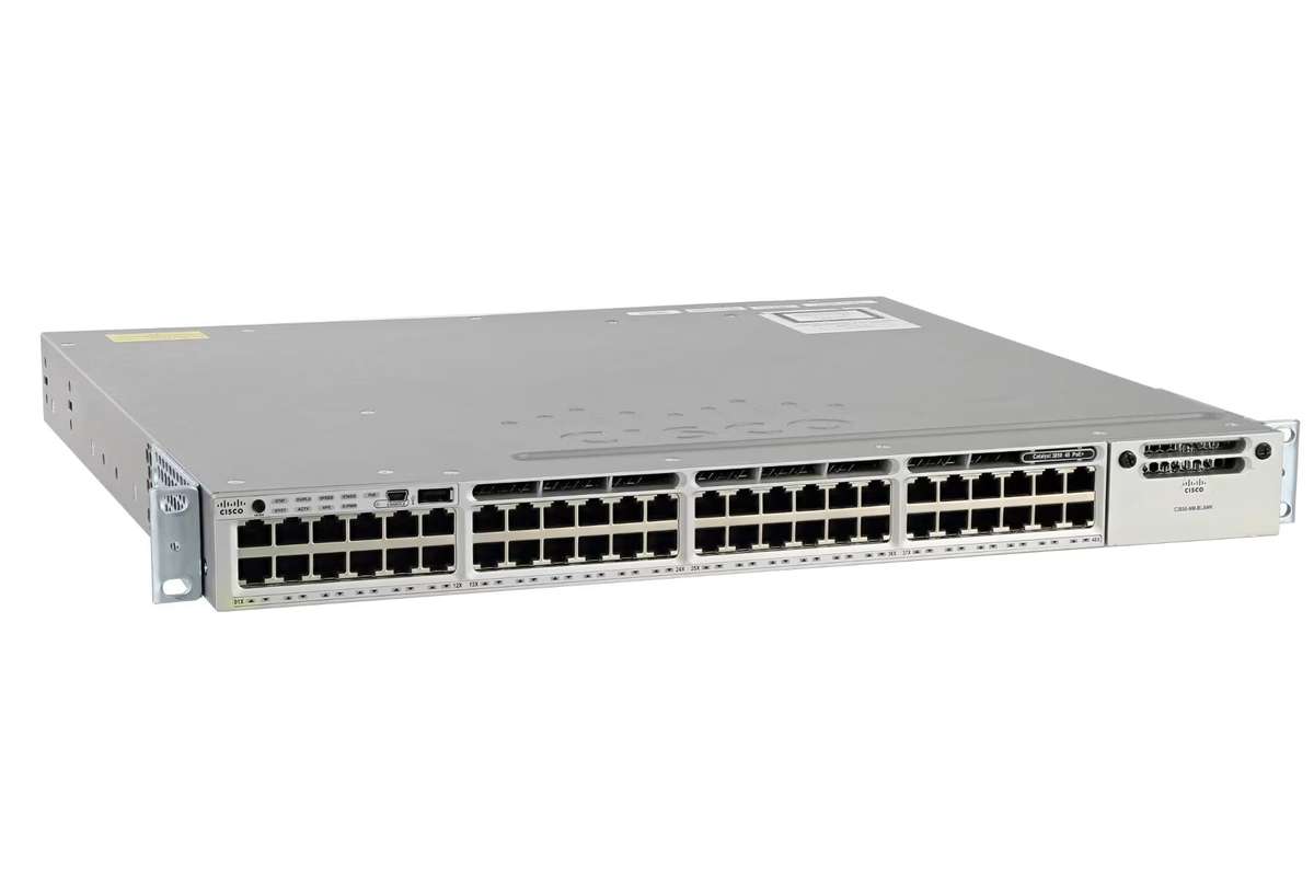 Cisco WS-C3850-48P-L 48-Port Gigabit PoE+ Managed Switch 