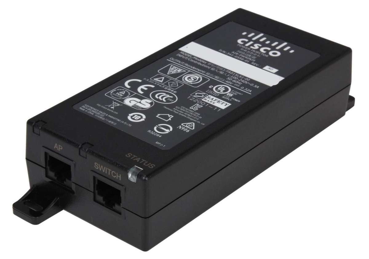 Cisco AIR-PWRINJ5 FA015LS1-00 48V 0.32A Power Injector 