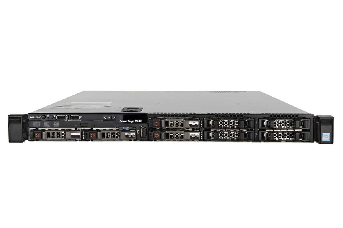 Dell PowerEdge R430 1U Rackmount Server  8 SFF  2 x Xeon E5-2683 V4  64GB DDR4  2 x 3...