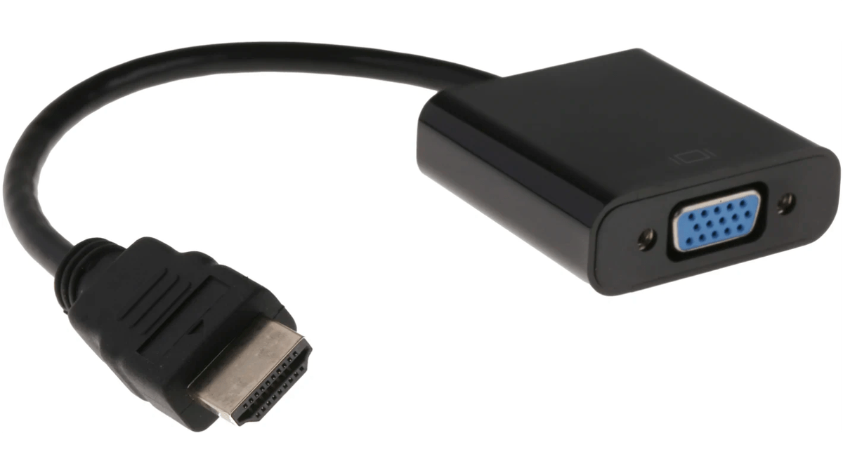 HDMI (Male) to VGA (Female) Adapter  Refurb