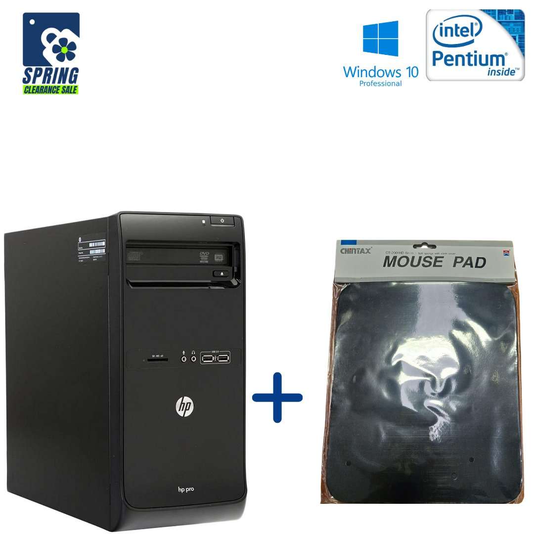HP PRO 3400 MT - PENTIUM G850 - 4GB DDR3 - 1TB SATA HDD - WINDOWS 10 PRO 64 BIT - REFURBISHED COM...