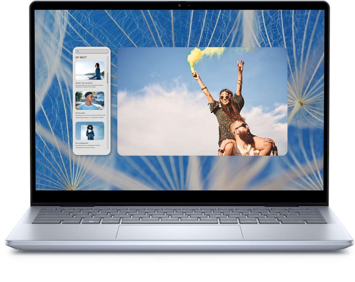 Dell Inspiron 7440 2-in-1 14 Inch AI Collaboration & Creation Laptop + Dell P2222H Monitor Bundle...