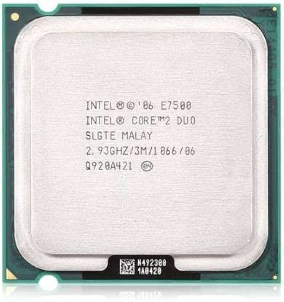Intel Core 2 Duo E7500 - Processor Only