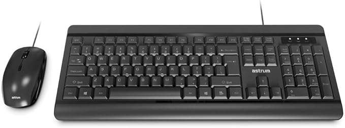 Astrum KC130 Wired Keyboard and Mouse Deskset Combo 