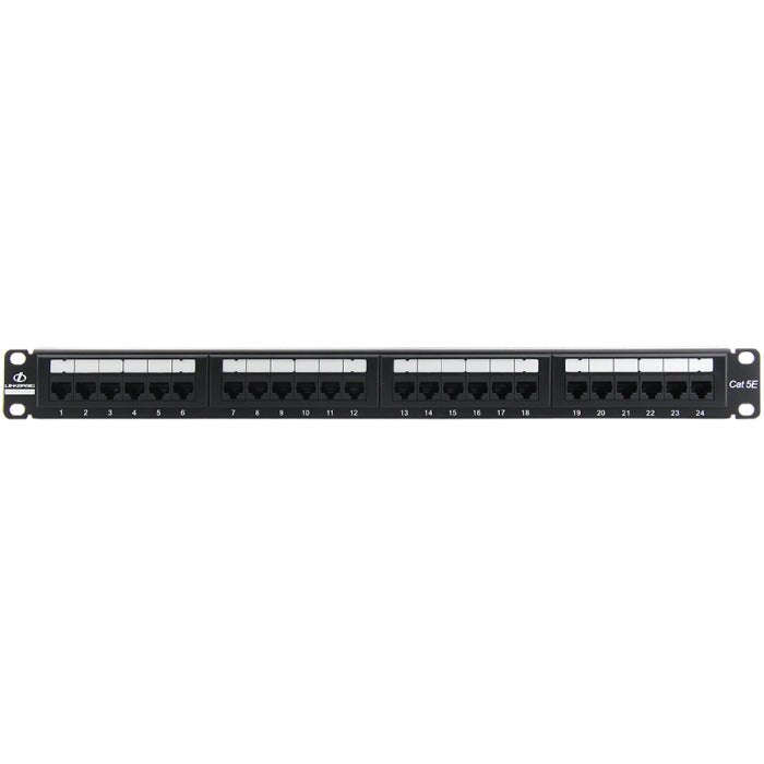 Linkbasic 24 Port Cat5e Rack Mount Patch Panel  Refurb