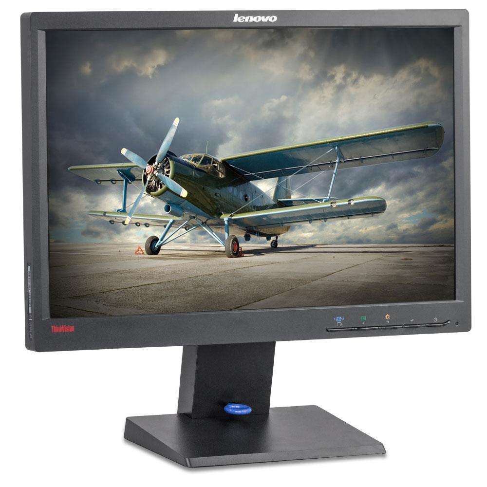 Lenovo Thinkvision LT1952p 19 Inch Wide Monitor - VGA, DVI & Displayport - Refurb Special