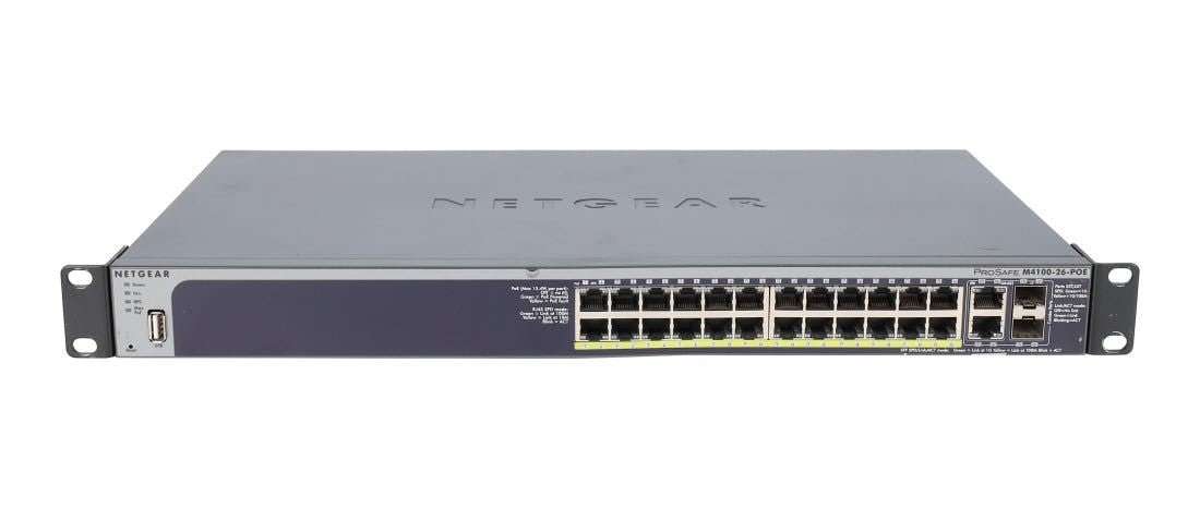 Netgear M4100-26G GSM7224v2h2 ProSAFE 26-Port Gigabit L2+ Managed Switch  Used