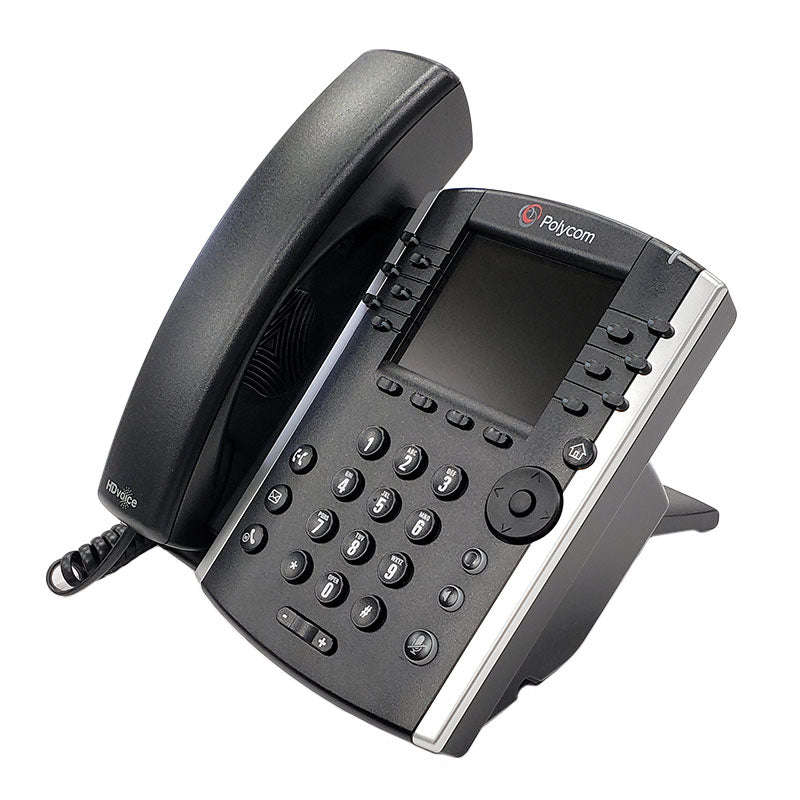 Polycom VVX 411 (2201-48450-001) 12 Line IP Phone  - Used