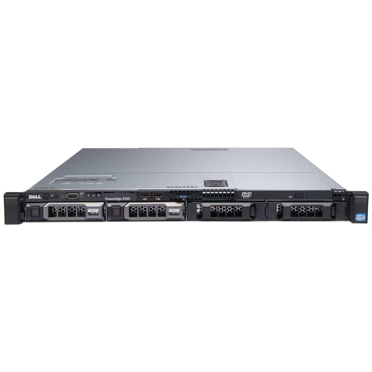 Dell PowerEdge R320 1U Rackmount Server  4 LFF  Xeon E5-1410 v2  16GB DDR3  2 × 500G...