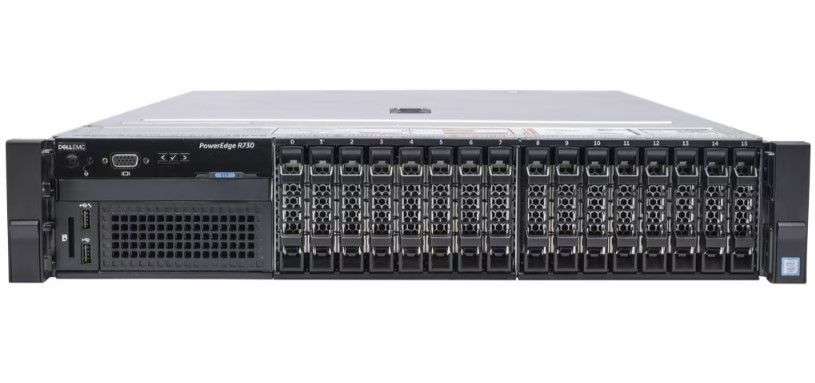 Dell PowerEdge R730 2U Rackmount Server  16 SFF  2 × Xeon E5-2630 v3  384GB DDR4  2 ...