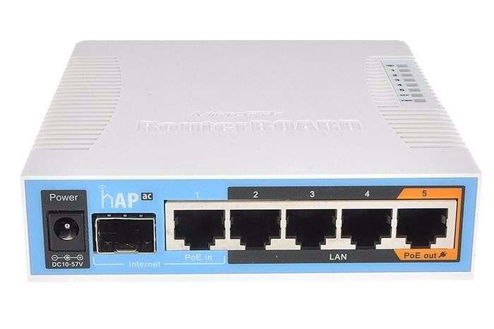 MikroTik hAP ac RB962UiGS-5HacT2HnT Wireless Router  Used