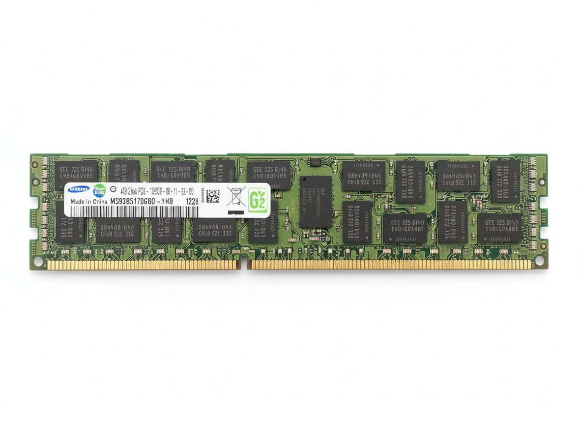 Samsung 4GB 2Rx4 PC3-10600R-09-11-E2-D3 DDR3 Server RAM - Refurb