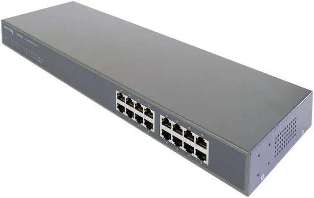 Trendnet TE100-S16 16 Port 10/100 Fast Ethernet Switch  Used