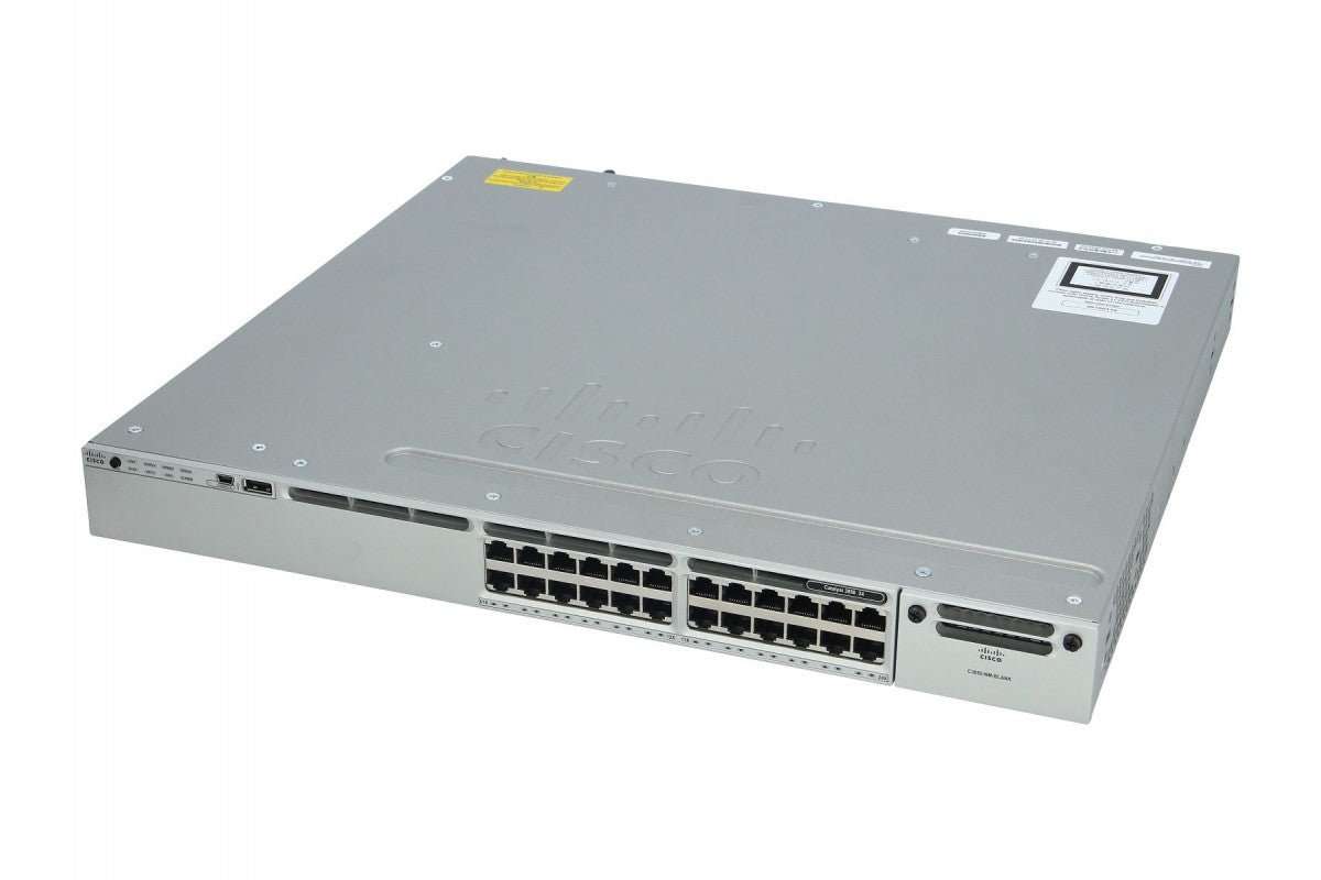 Cisco WS-C3850-24T 24 Port 10/100/1000 Gigabit Ethernet Switch 