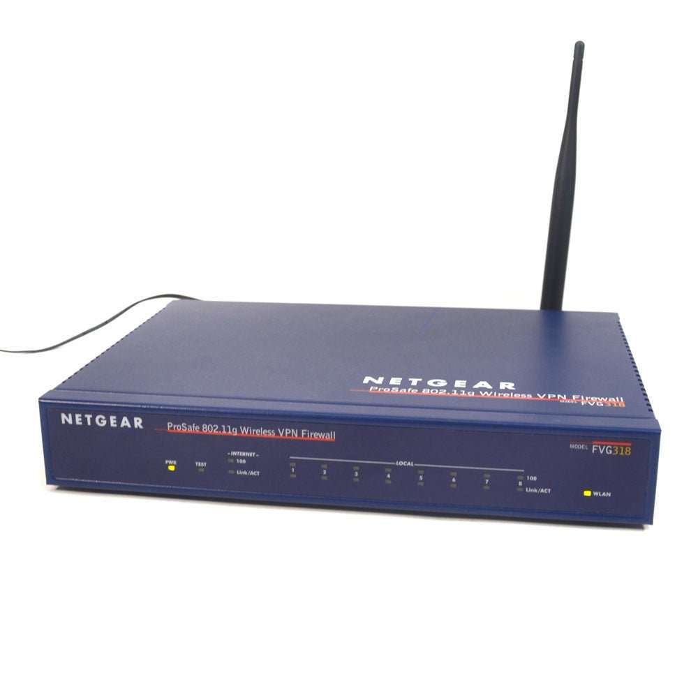 Netgear ProSafe 802.11g Wireless VPN Firewall FVG318 - No Antenna - Refurb