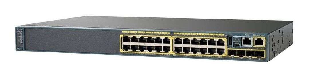 Cisco Catalyst Ws-C2960X-24Ts-L - 24 Gige, 4 X 1G Sfp, Lan Base Switch - Refurb Switch