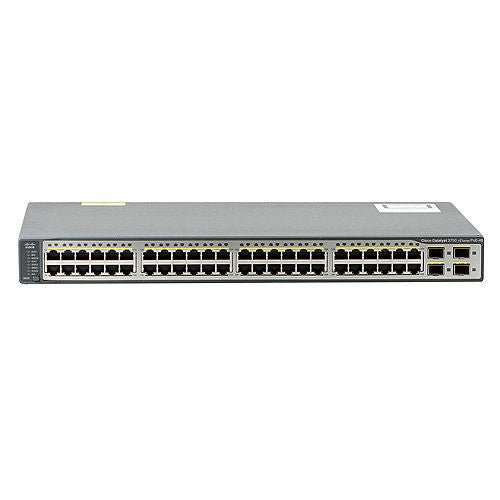 Cisco Ws-C3750V2-48Ps-S - 48 Port 10/100 Poe Switch - Refurb Switch