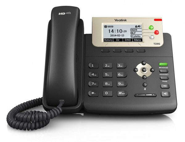 Yealink T23G Office Desk IP Phone for VOIP (No Power Adapter) - Refurb