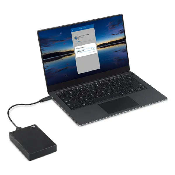 Seagate STKY2000400 One Touch 2TB; 2.5''; USB 3.0; External HDD - Black; Includes Seagate Rescue ...