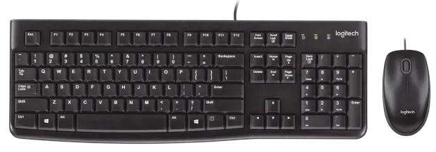 Logitech MK120 Black USB Keyboard & Mouse Combo
