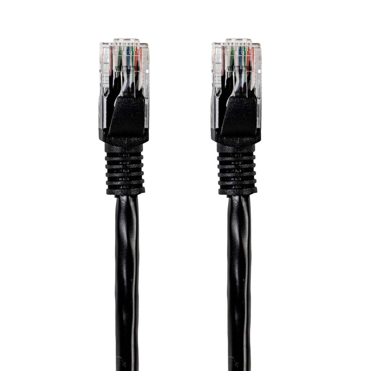 Gizzu Cat6 UTP Fly Lead Ethernet Network Cable 50cm  Black