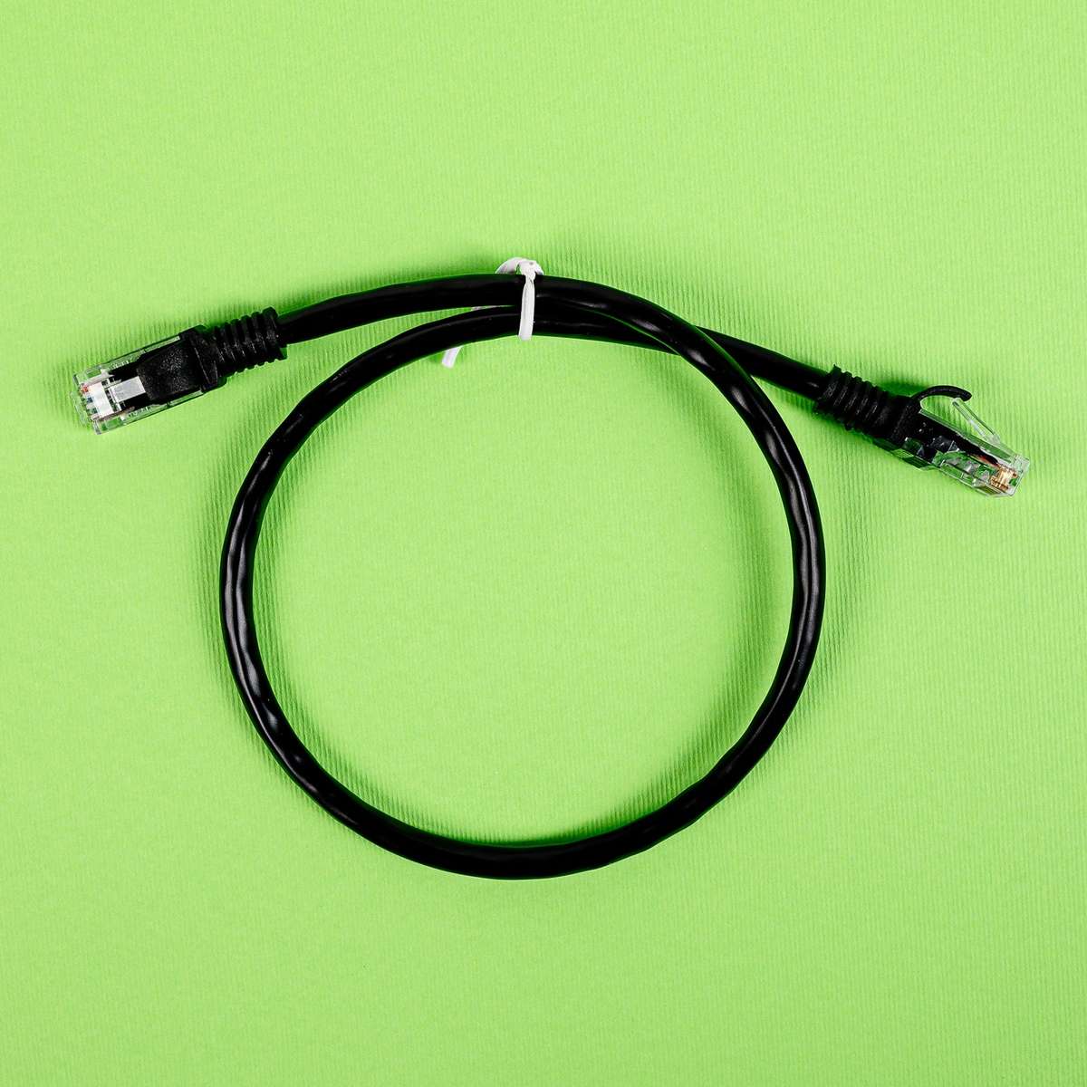 Gizzu Cat6 UTP Fly Lead Ethernet Network Cable 50cm  Black