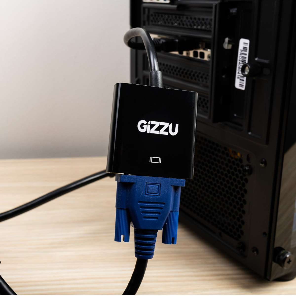 Gizzu 1080P HDMI to VGA Adapter Poly