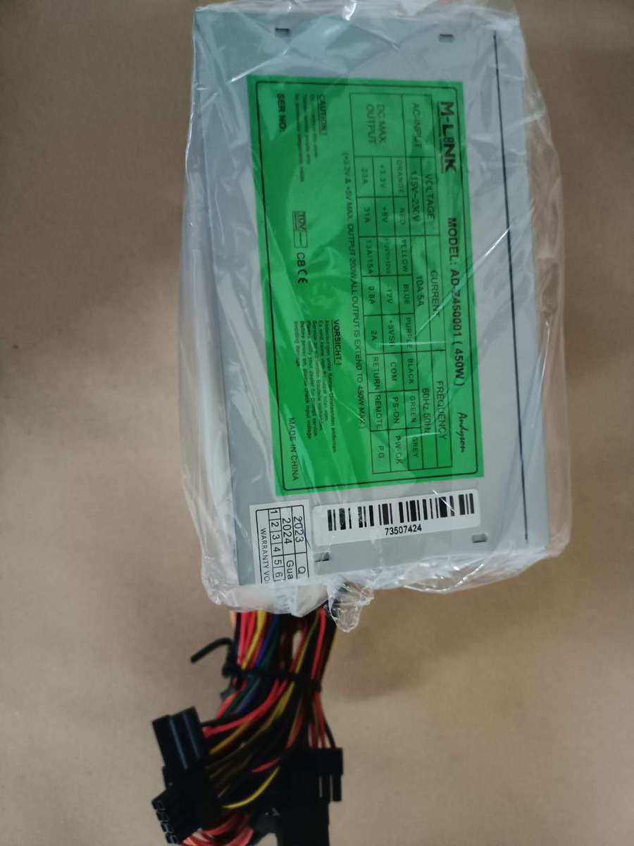 450W POWER SUPPLY WITH SATA CONNECTORS