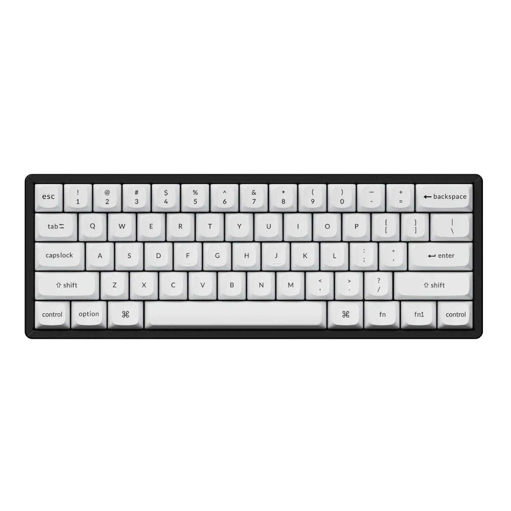 Keychron Double Shot PBT OSA Full Keycap Set - Black/White