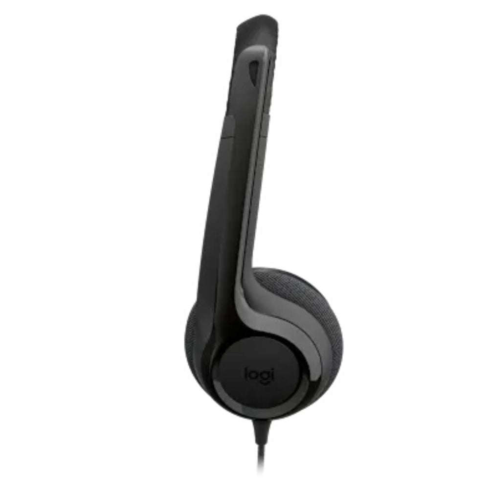 LOGI H390 981-001576 Black USB-C Stereo headset adjustable headband Noise cancelling Mic rotating...