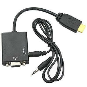 Hdmi (M) To Vga (F) + Aud