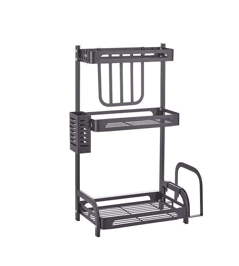 Kc: 3 Tier Spice Rack - Black