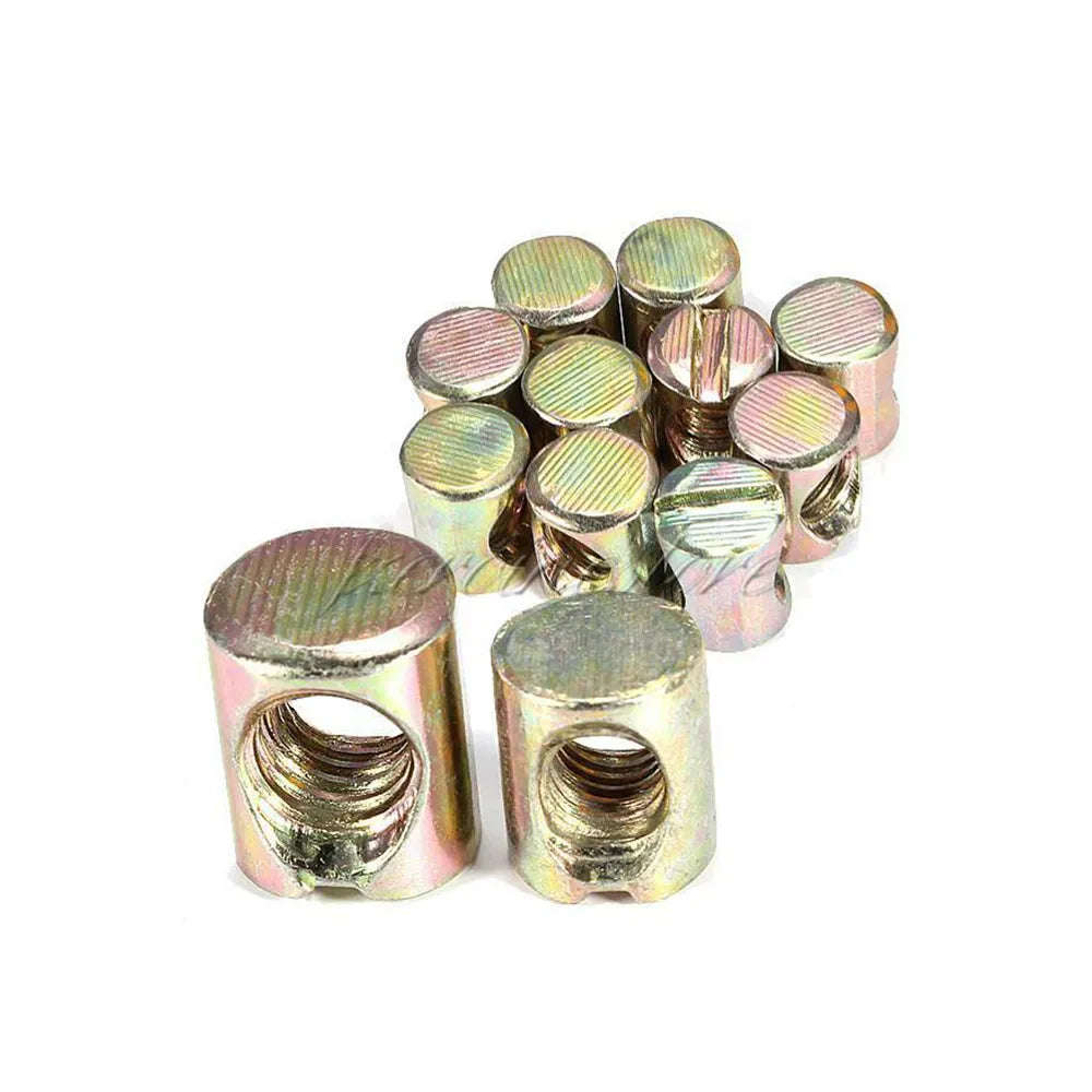 SCREW & NUTS M6 COMPLE 10 IN SET