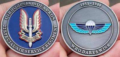 Challenge Coin - C (Rhodesia) Squadron 22 SAS Regiment